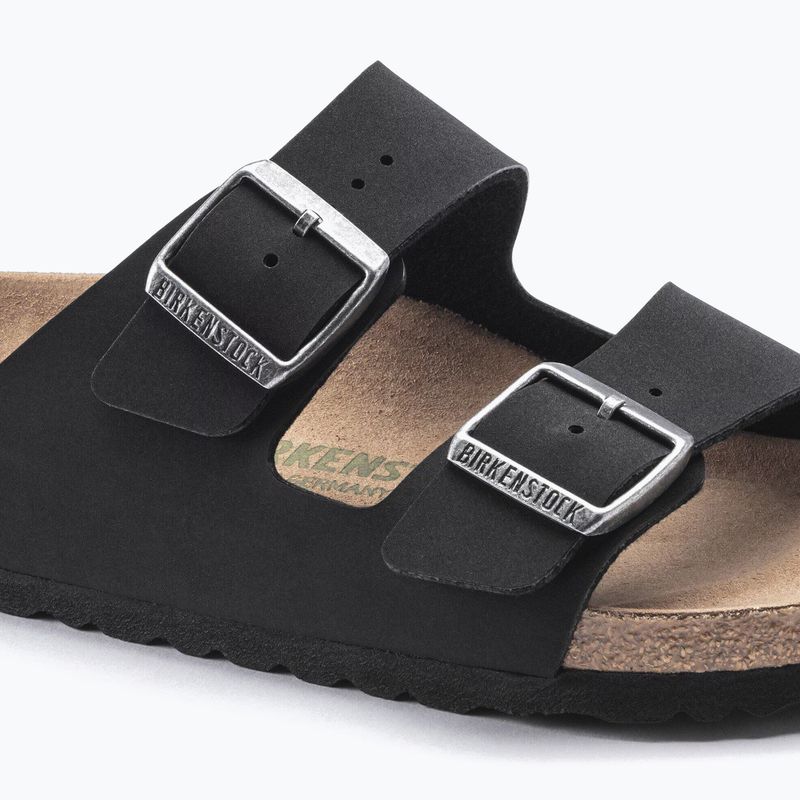 Чехли BIRKENSTOCK Arizona Vegan Birkibuc Narrow black 6