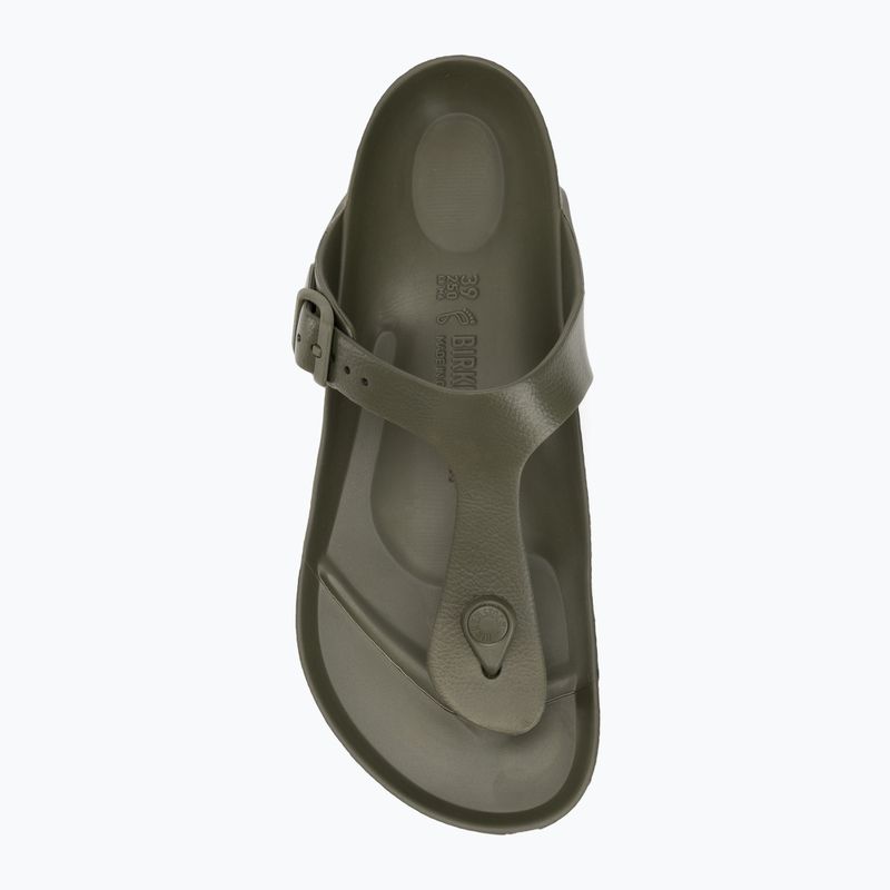BIRKENSTOCK Gizeh EVA Обикновени джапанки в цвят каки 5