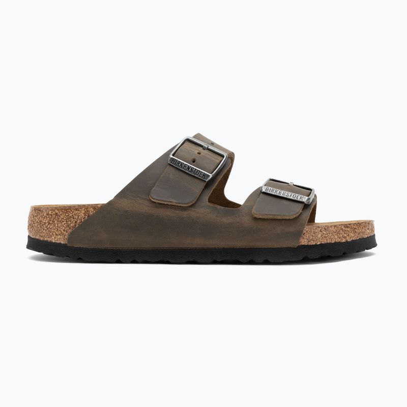 BIRKENSTOCK Arizona SFB LEOI Тесни избледнели джапанки в цвят каки 2
