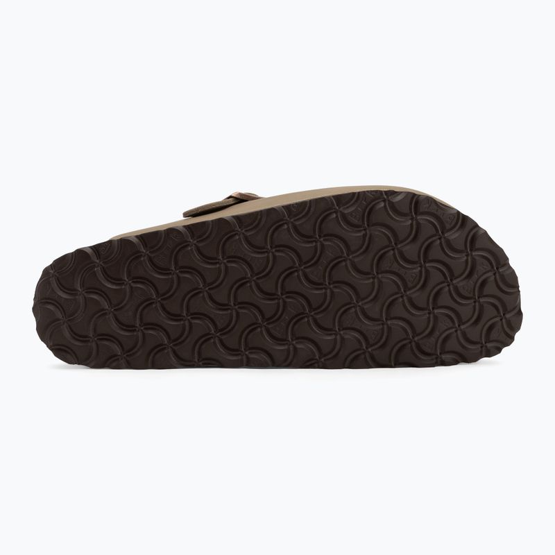 BIRKENSTOCK Boston SFB LEOI Тесни тютюнево-кафяви джапанки 4