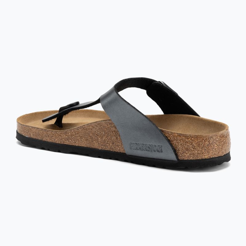 Дамски джапанки BIRKENSTOCK Gizeh BF Regular metallic black 3