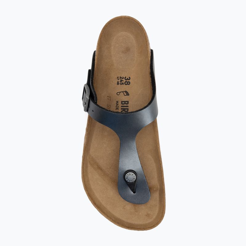 Дамски джапанки BIRKENSTOCK Gizeh BF Regular metallic black 5