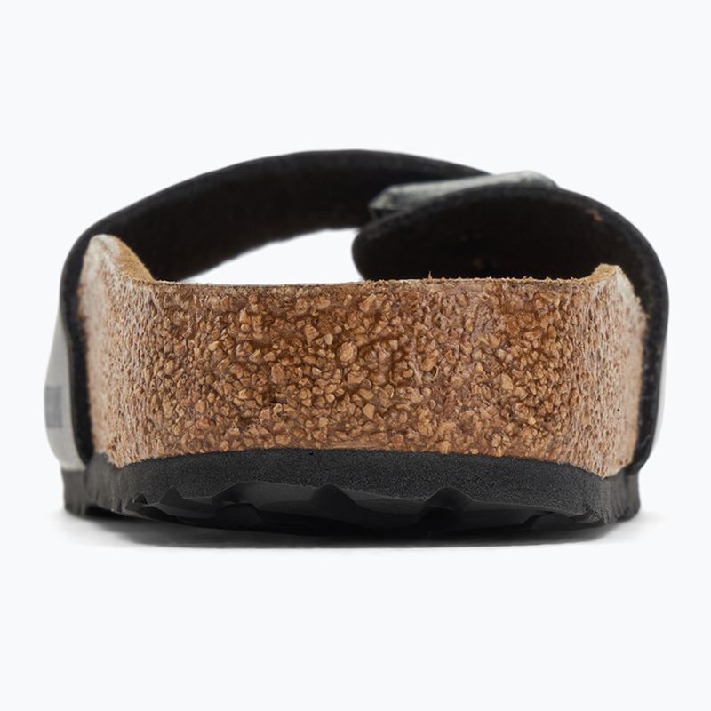 BIRKENSTOCK Madrid BF Narrow черни джапанки с металик 6