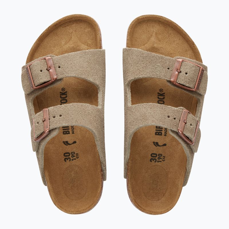 BIRKENSTOCK Arizona Kids LEVE Regular тъмнокафяви джапанки 10