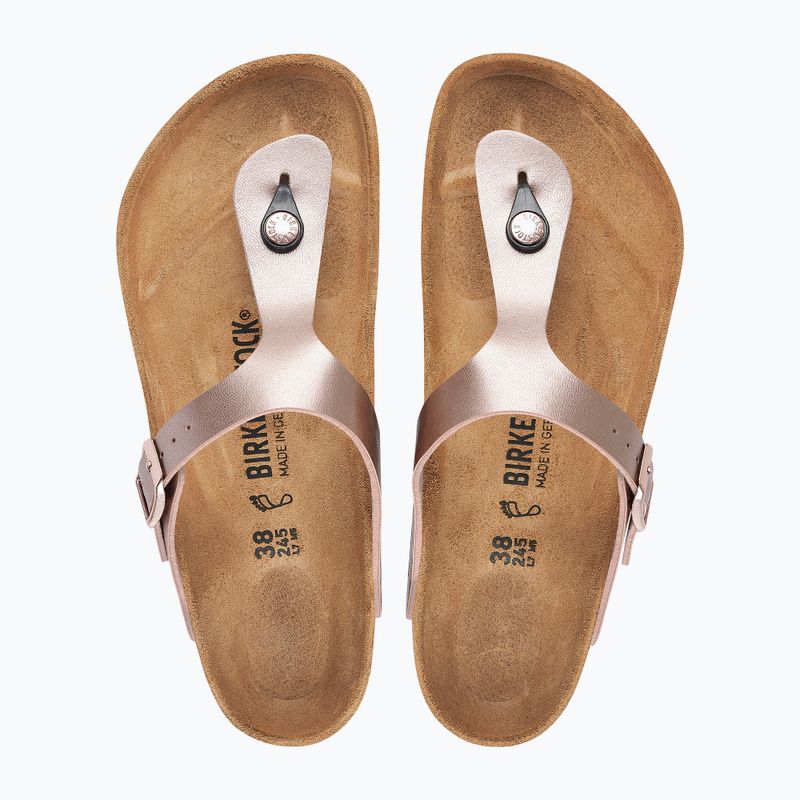 Дамски чехли BIRKENSTOCK Gizeh Birko-Flor copper 3