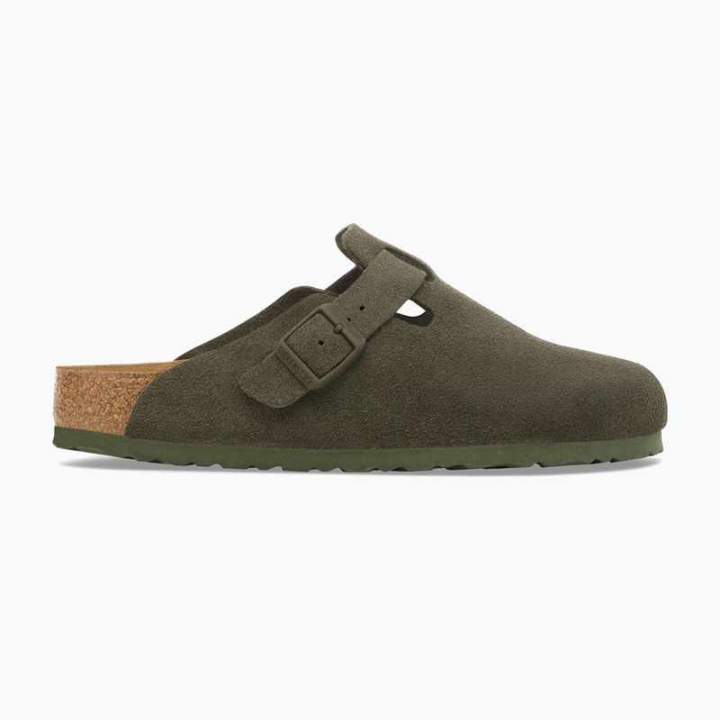 Чехли BIRKENSTOCK Boston Suede Leather thyme 2