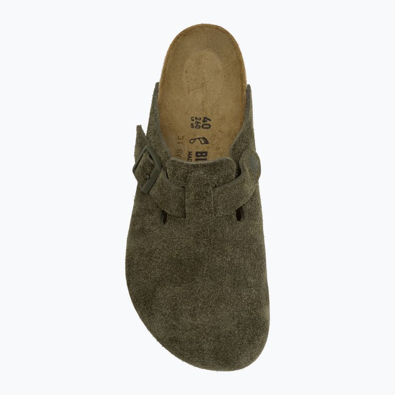 Чехли BIRKENSTOCK Boston Suede Leather thyme 5