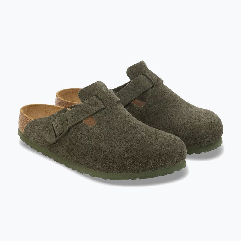Чехли BIRKENSTOCK Boston Suede Leather thyme 3