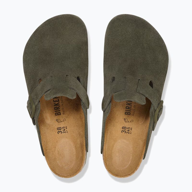 Чехли BIRKENSTOCK Boston Suede Leather thyme 4