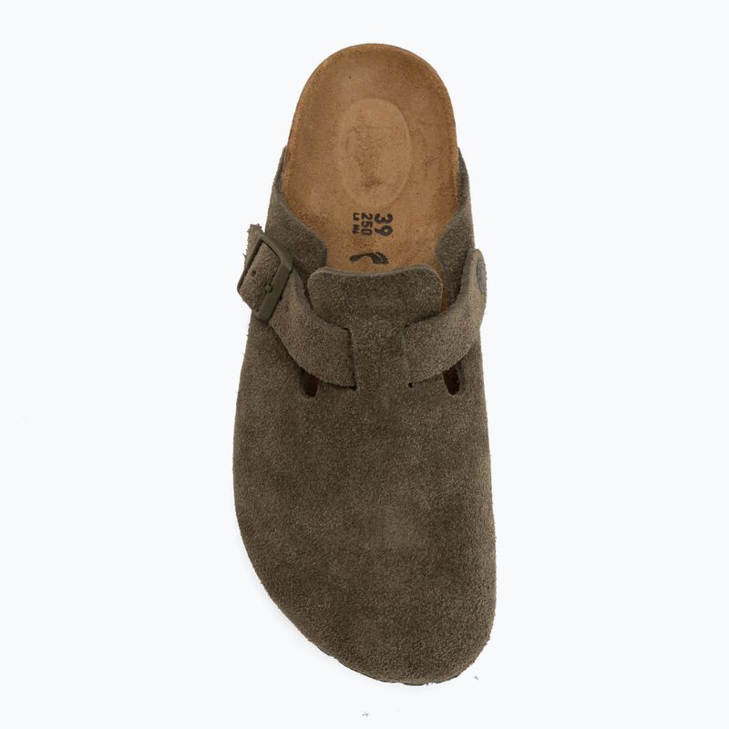 Чехли BIRKENSTOCK Boston Suede Leather thyme 5