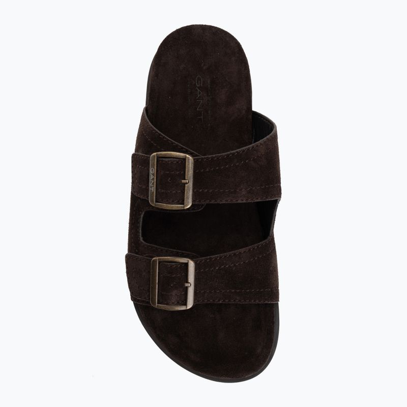 Мъжки чехли GANT Fairfo dark brown 5