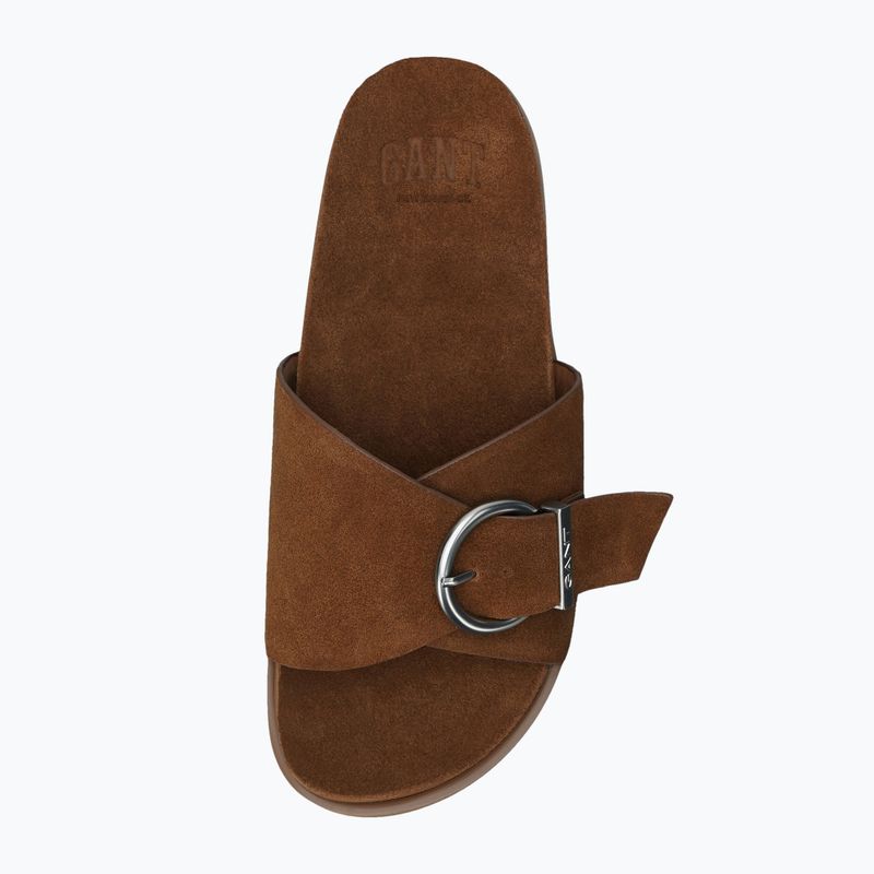 Дамски чехли GANT Mardale cognac 5