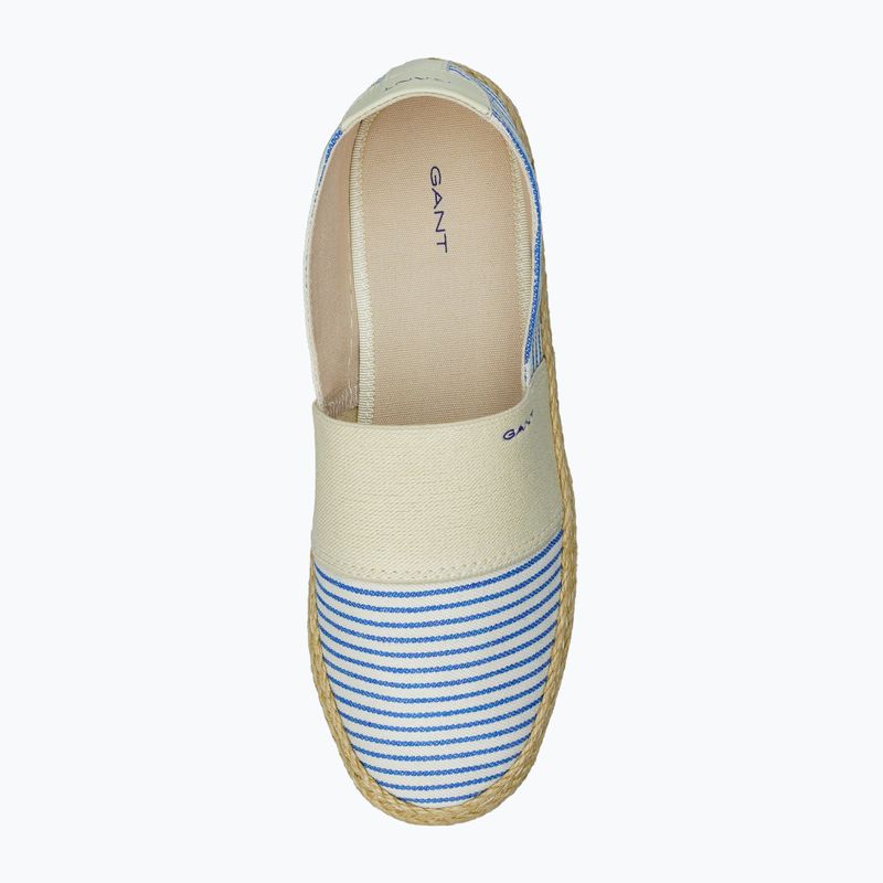 Дамски еспадрили GANT Raffiaville blue/cream 5