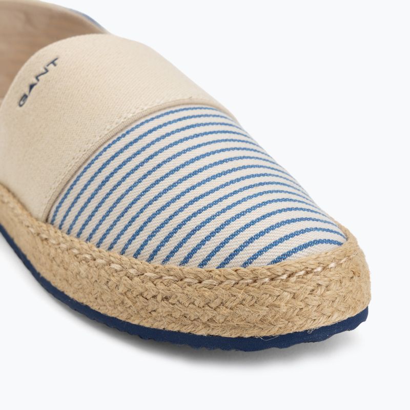 Дамски еспадрили GANT Raffiaville blue/cream 7