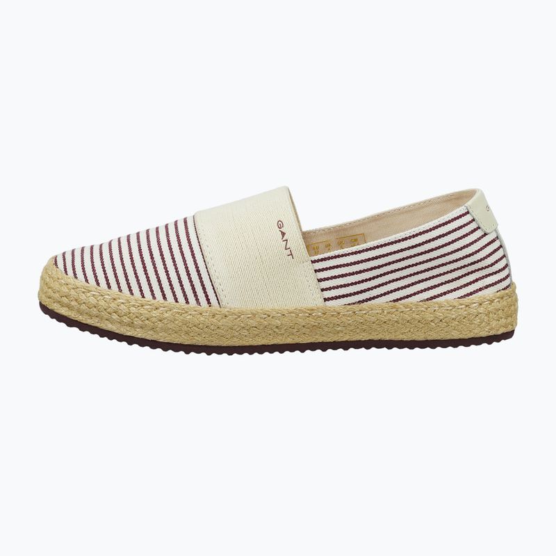 Дамски еспадрили GANT Raffiaville brown/cream 2