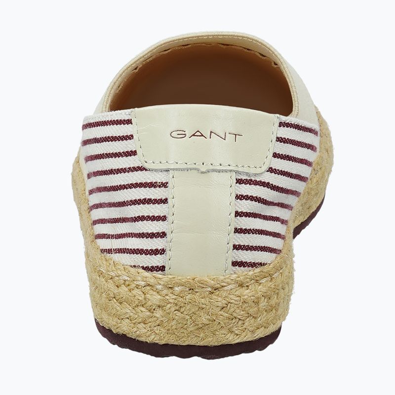 Дамски еспадрили GANT Raffiaville brown/cream 4