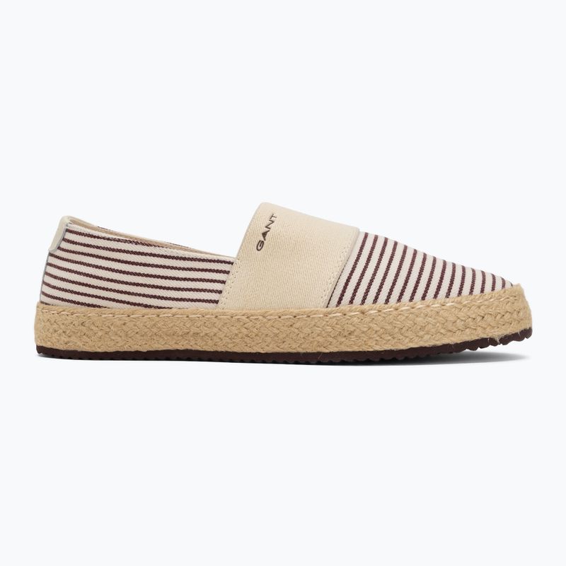 Дамски еспадрили GANT Raffiaville brown/cream 2