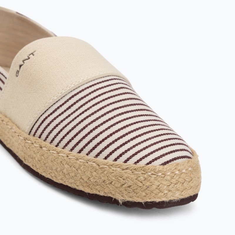 Дамски еспадрили GANT Raffiaville brown/cream 7