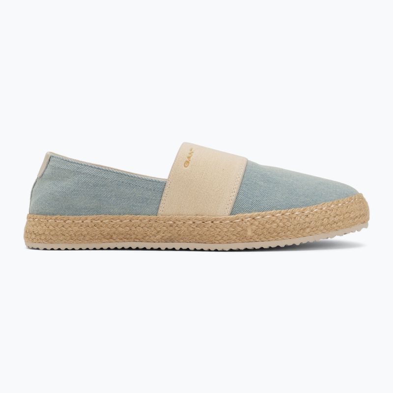 Дамски еспадрили GANT Raffiaville light blue/cream 2