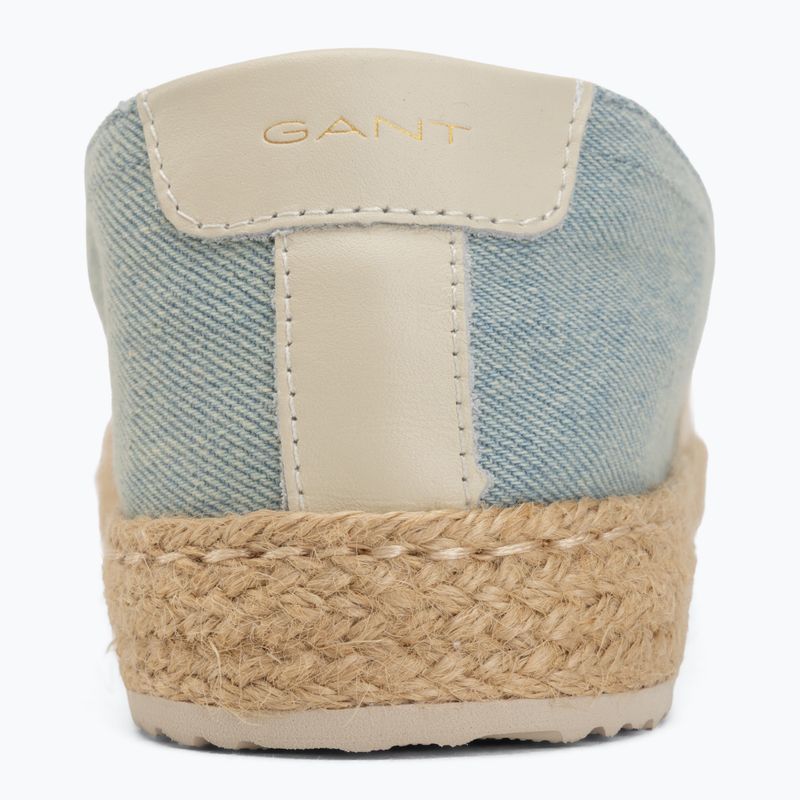 Дамски еспадрили GANT Raffiaville light blue/cream 6