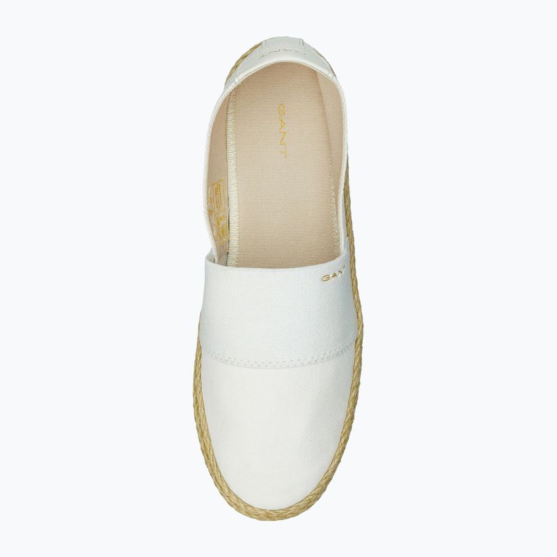 Дамски еспадрили GANT Raffiaville off white 5