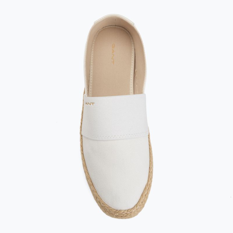 Дамски еспадрили GANT Raffiaville off white 5