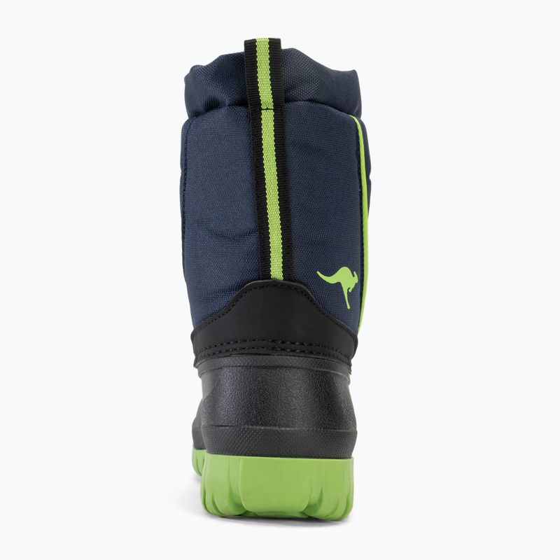 Юношески ботуши за сняг KangaROOS K-Ben dk navy / lime 6