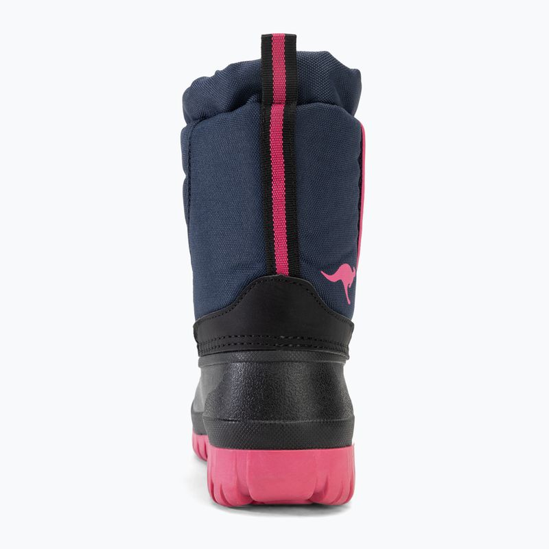 Юношески ботуши за сняг KangaROOS K-Ben dk navy / daisy pink 6