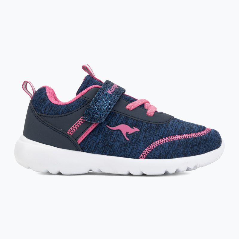 Детски обувки KangaROOS KY-Chummy EV dk navy/fandango pink 2