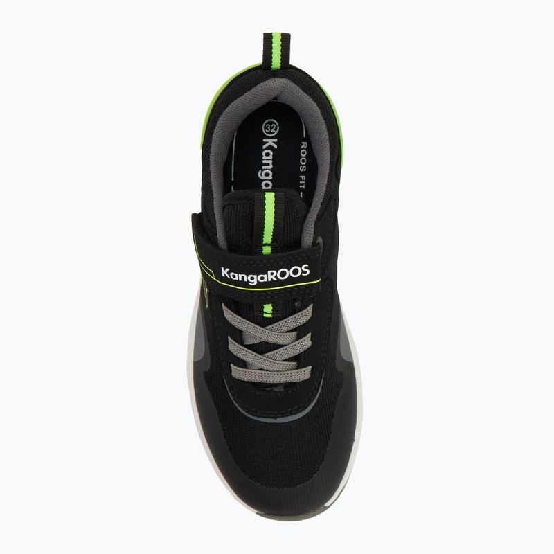 Детски обувки KangaROOS KD-Gym EV  jet black/neon yellow 5