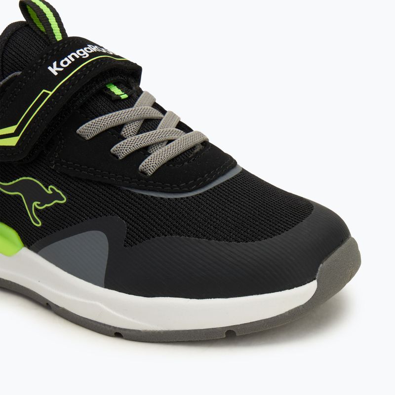 Детски обувки KangaROOS KD-Gym EV  jet black/neon yellow 7