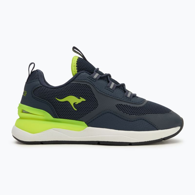 Детски обувки KangaROOS KD-Road dark navy/lime 2