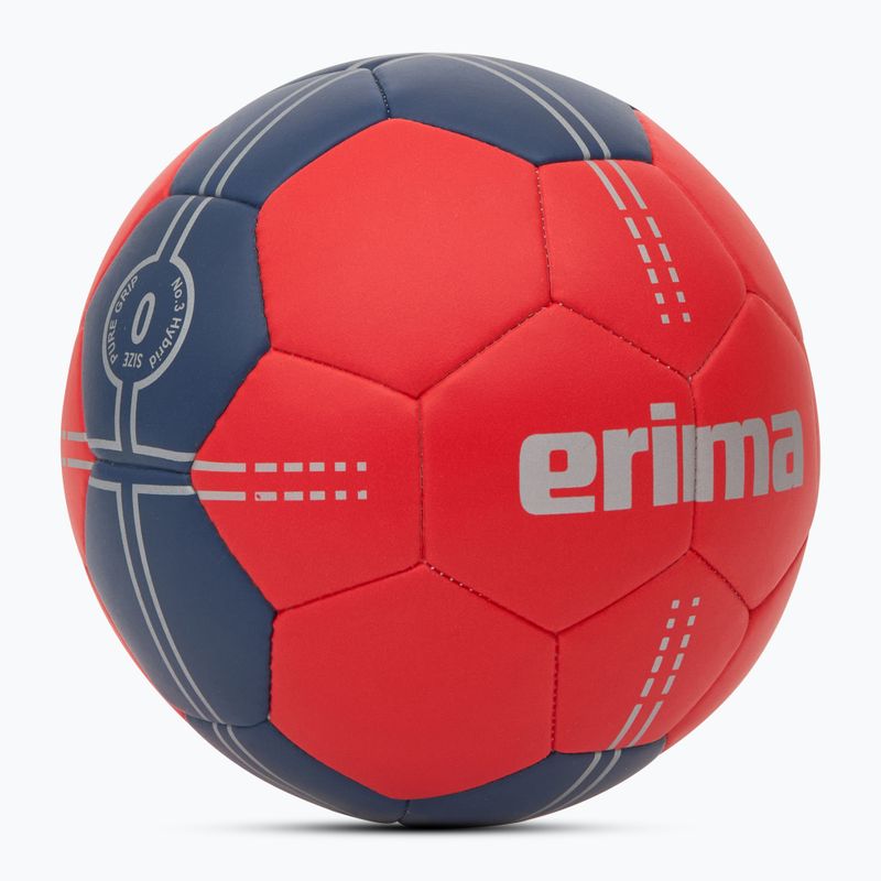 Хандбална топка ERIMA Pure Grip № 3 Hybrid red/new navy размер 0 2