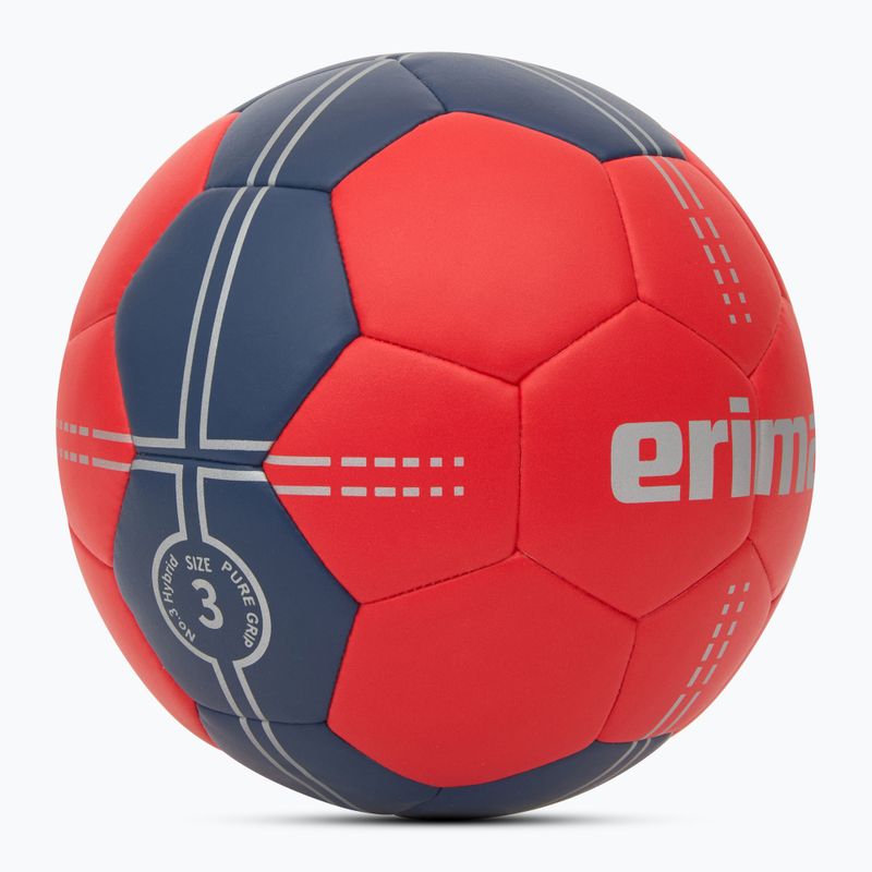 Хандбална топка ERIMA Pure Grip No. 3 Hybrid red/new navy размер 3 2