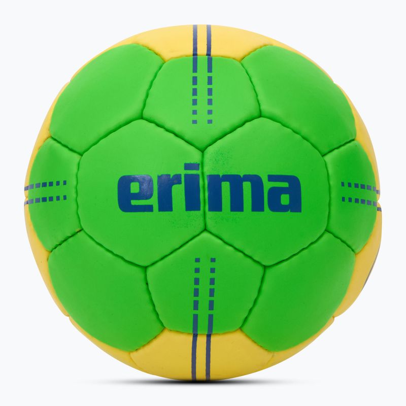 Хандбална топка ERIMA Pure Grip No. 4 green/yellow размер 0