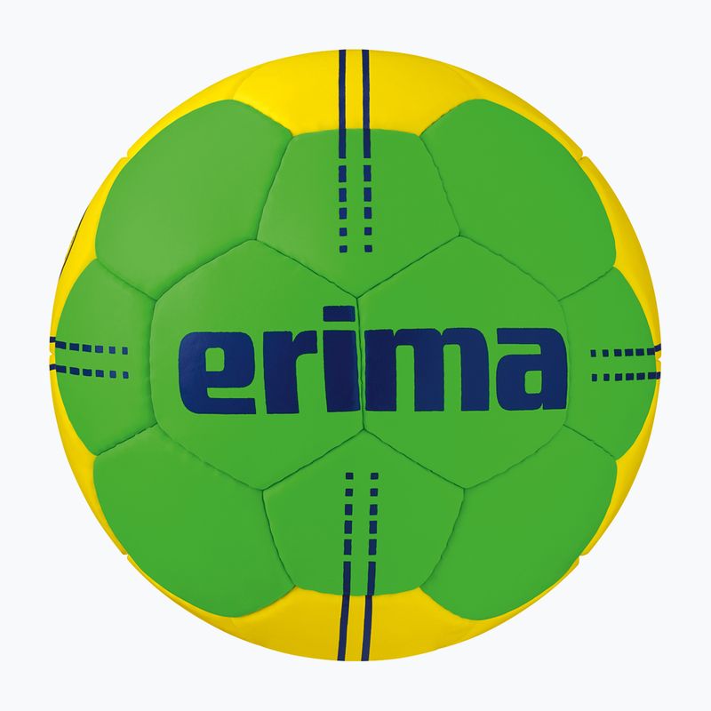 Хандбална топка ERIMA Pure Grip No. 4 green/yellow размер 1