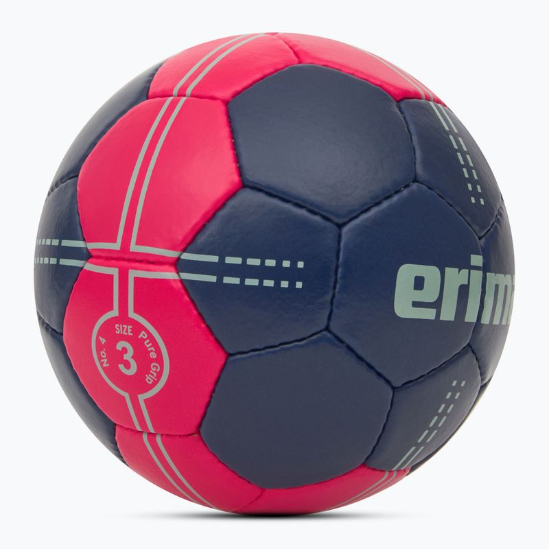 Хандбална топка ERIMA Pure Grip № 4 new navy/pink размер 3 2