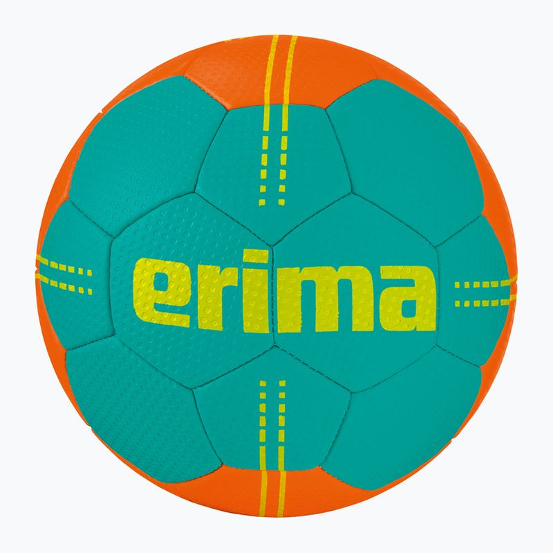 Детска хандбална топка ERIMA Pure Grip Junior columbia/orange размер 0