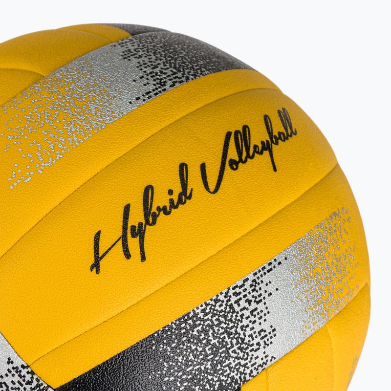 ERIMA Hybrid Volleyball жълто/черно/сребърно 3