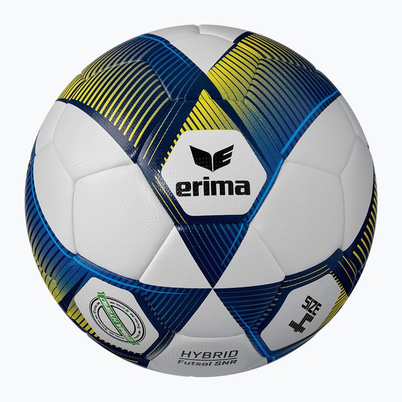 ERIMA Hybrid Futsal нов тъмносин/жълт футболен екип размер 4