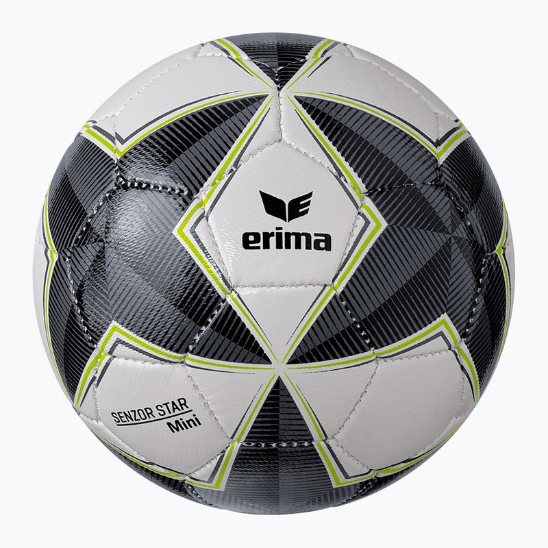 ERIMA Senzor Star Match Mini футболна топка черно/сиво размер 0