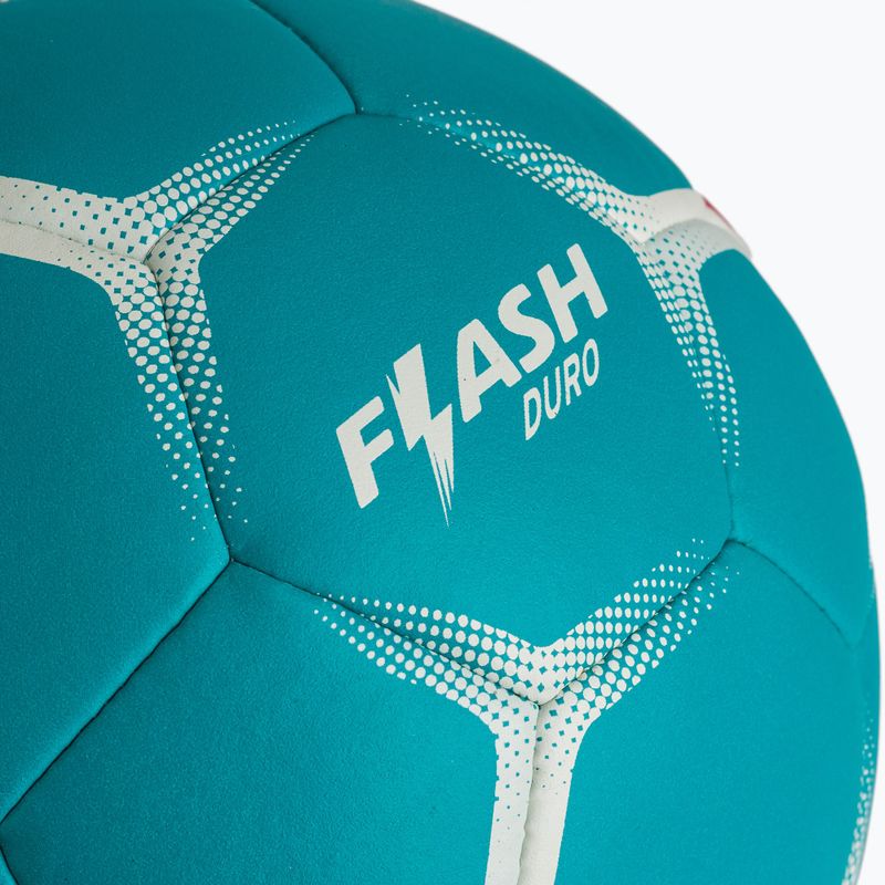 ERIMA Flash Duro хандбална топка тюркоазено/сиво размер 2 3