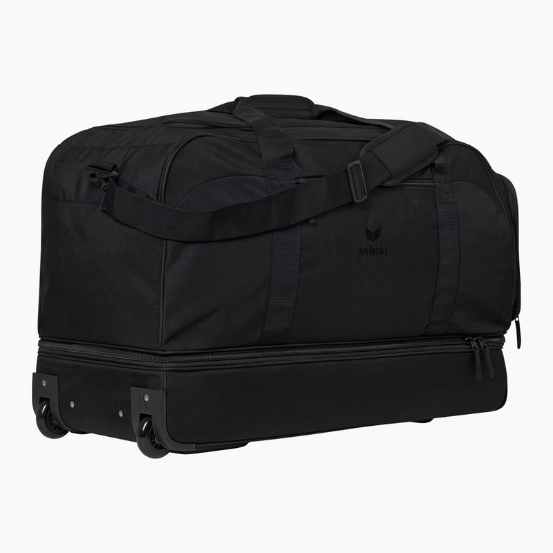 Куфар Erima Travel Line Trolleybag With Bottomcase 120 l black 2