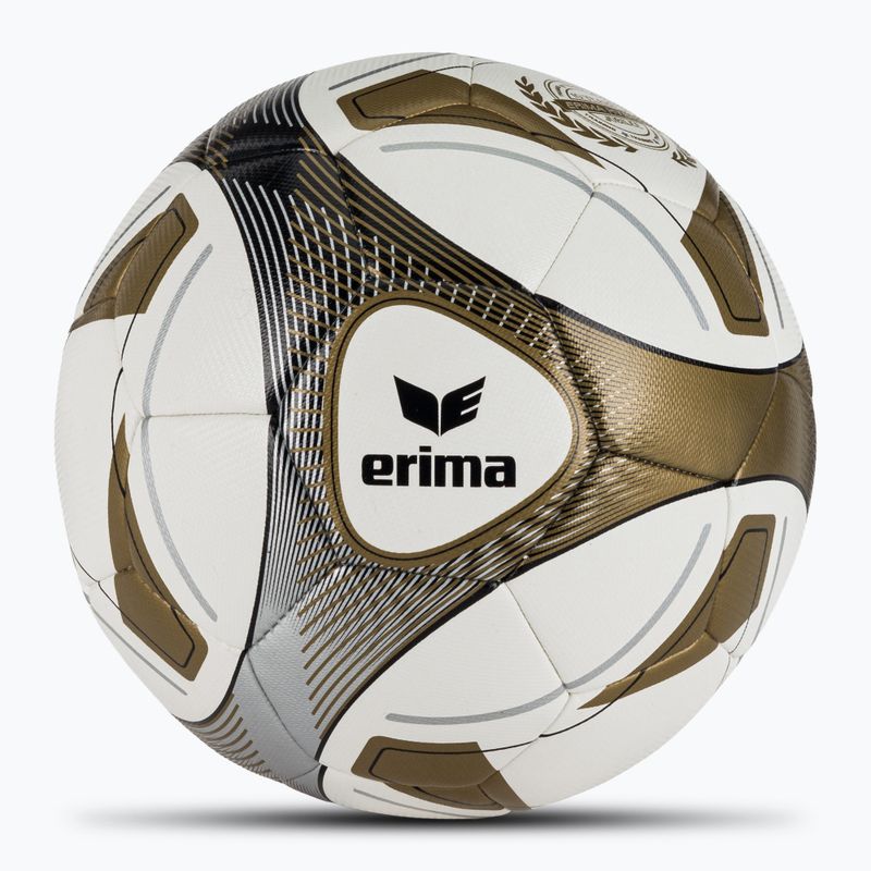 ERIMA Hybrid Training бял/златист футболен размер 5