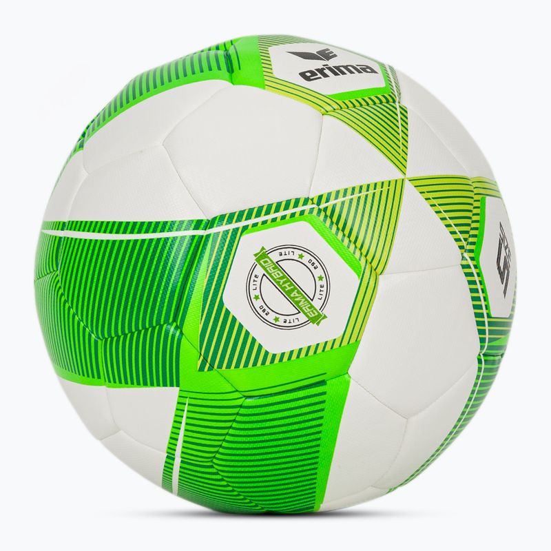Детска футболна топка Erima Hybrid Lite 290 size 5 green gecko/lime 2