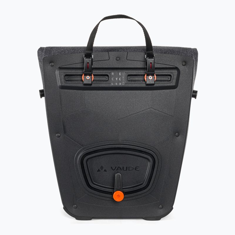 VAUDE ReCycle Pro Единичен багажник за велосипед с панерче черен 2