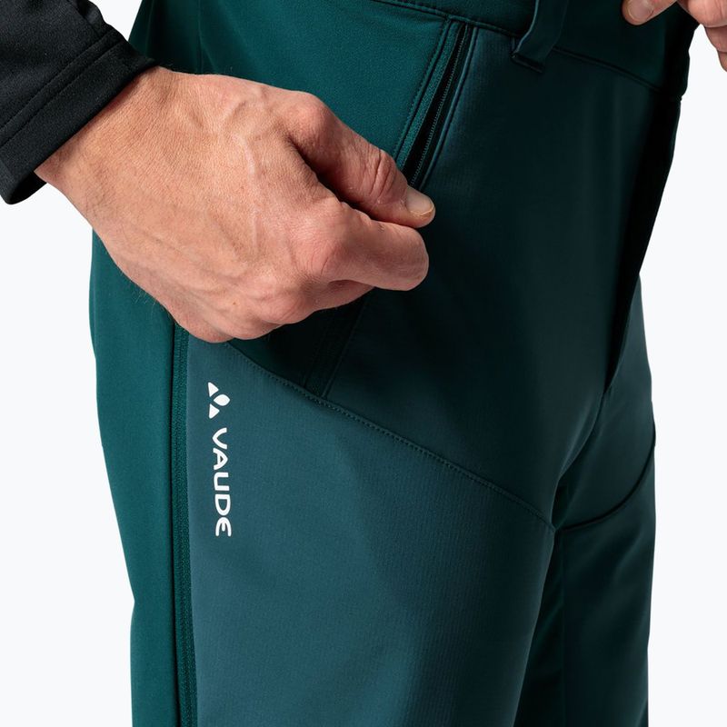 Мъжки софтшел панталони VAUDE Larice IV mallard green 3