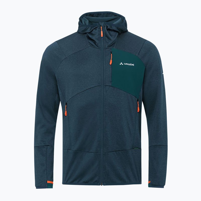 Мъжки суитшърт VAUDE Monviso Fleece II dark sea/green 5