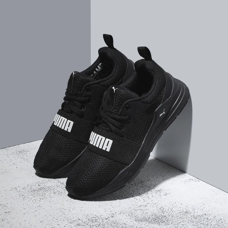 Детски обувки Puma Wired Run Jr puma black/puma white 14