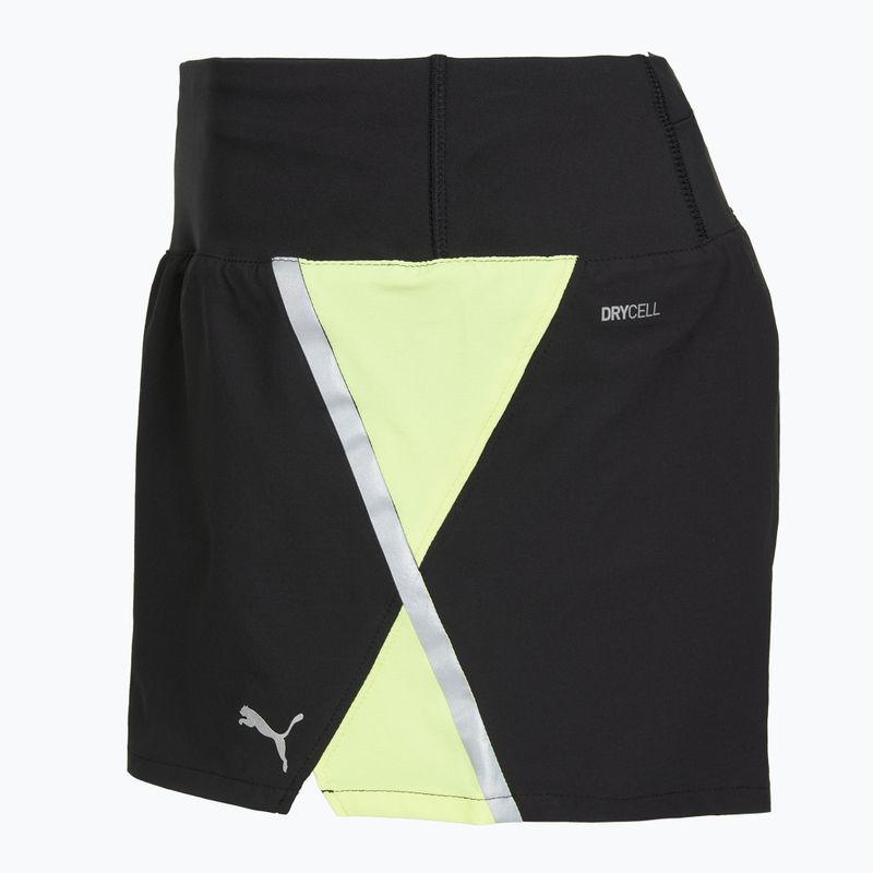 Дамски шорти за бягане Puma Run Lite Woven Ultra Shorts black/neon 3